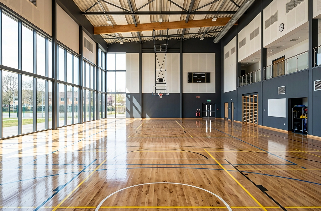 Sports Floor Restoration: Maintaining Junckers and Granwood in Carshalton Schools