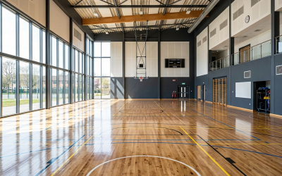 Sports Floor Restoration: Maintaining Junckers and Granwood in Carshalton Schools
